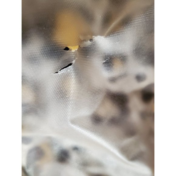 Vera Bradley GO WILD lined Makeup Cosmetics Bag Pouch yellow & black flowers - Picture 7 of 7